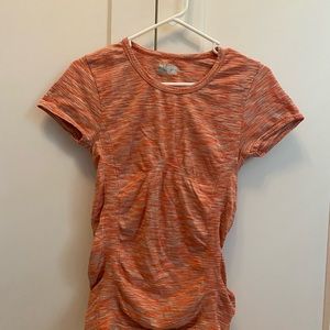 orange athleta short sleeve